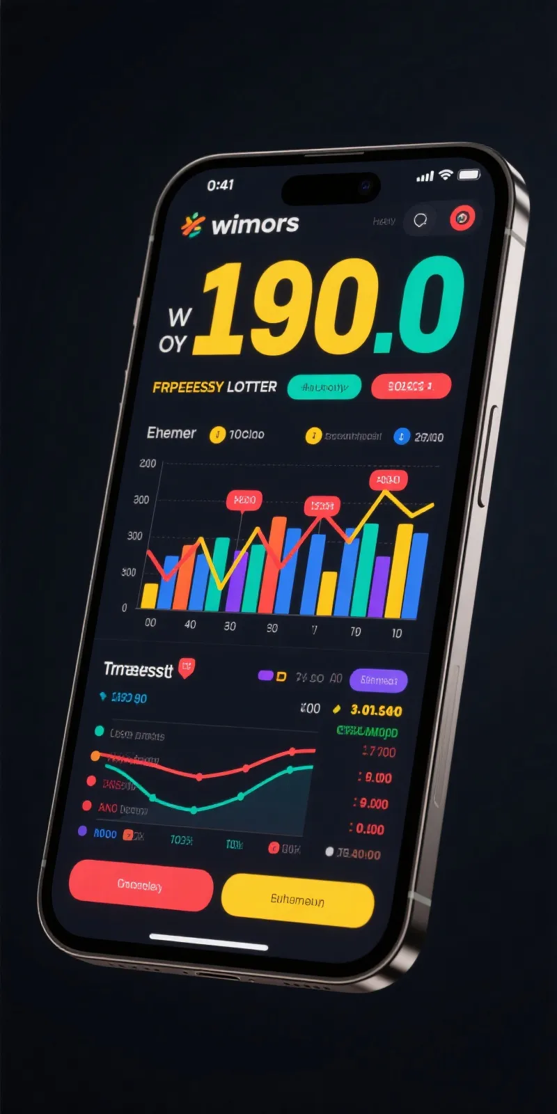 福彩3D App 界面展示